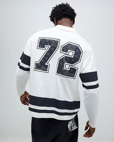 White Bandana 72 Sports Polo Shirt