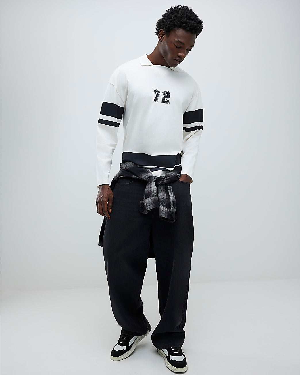 White Bandana 72 Sports Polo Shirt