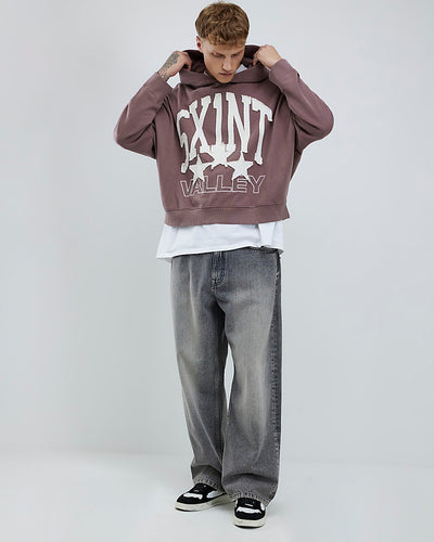 Pink Oversized Fit Saint Paris Hoodie