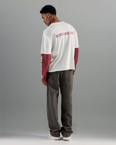 Brown Loose Fit Jeans