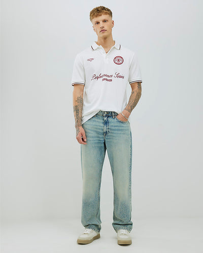 White Regular fit Performance Polo Shirt
