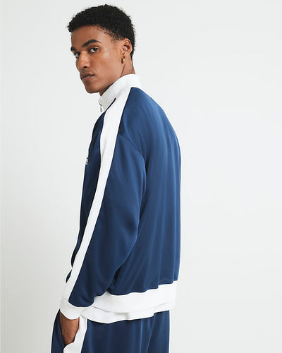 Blue Regular Fit Aura Studios Zip Track Top