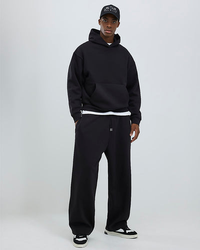 Black Wide Leg Joggers