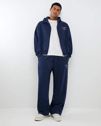 Navy Palais Dept Wide Leg Joggers