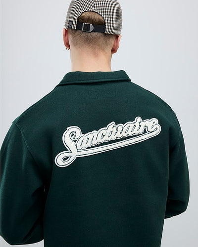 Green Oversized Fit Sanctuaire Polo Shirt