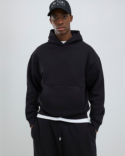 Black Oversized Fit Hoodie
