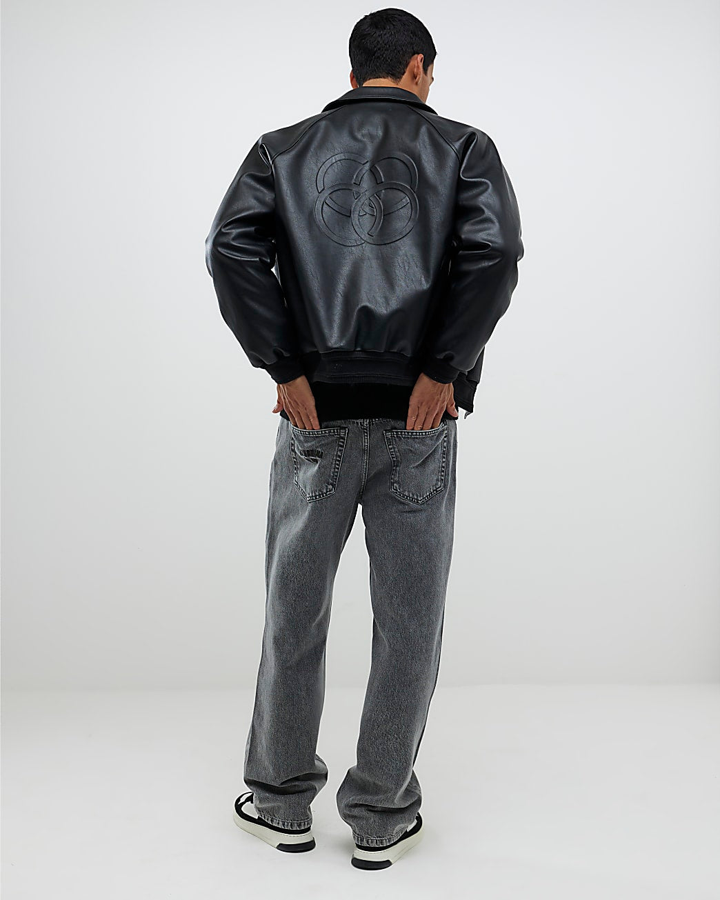 Grey Baggy Fit Jeans